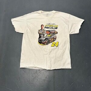 Vintage retro y2k Jeff Gordon big print graphic nascar racing tee tshirt